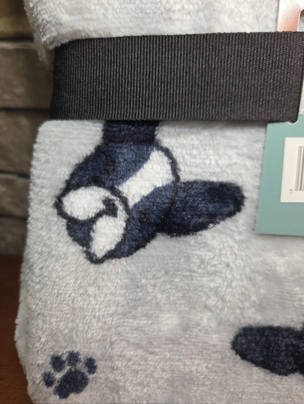 Berkshire LusterSoft Throw Plush Boston Terrier French Bulldog 50